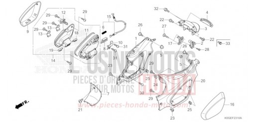 BODY COVER C125AN de 2022